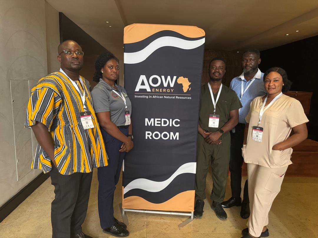 The Get-Med medic team stationed at the AOW Energy Medic Room.